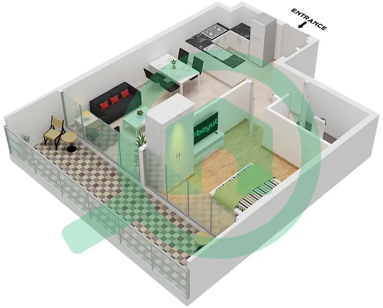 Apartment 1BR | Al Mariya Island | Abu Dhabi