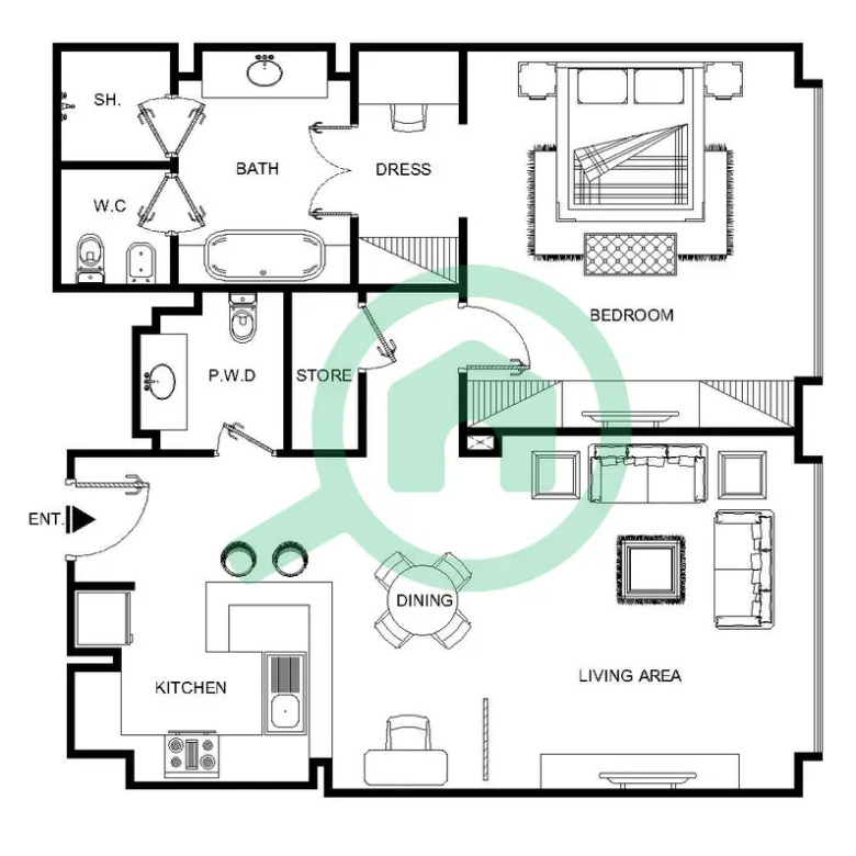 Apartment 1BR | Fairmont Marina | Abu Dhabi