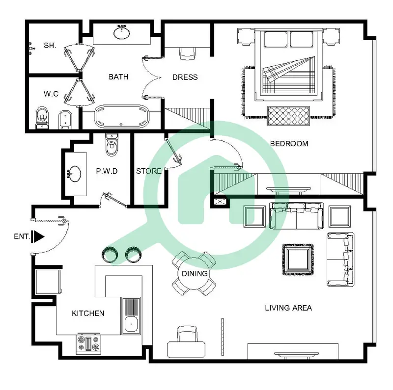 Apartment 1BR | Fairmont Marina | Abu Dhabi