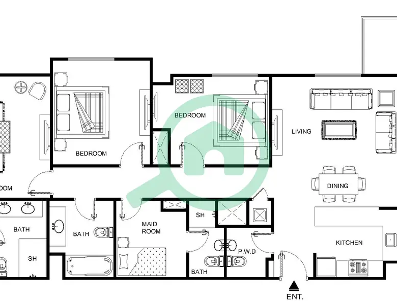3bedroom+M Yas Island Abu Dhabi