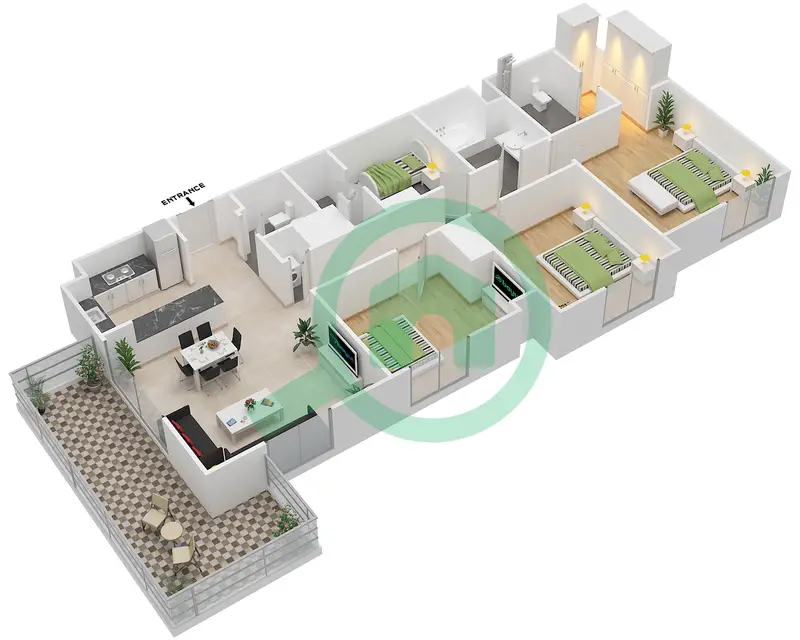 3bedroom+M Yas Island Abu Dhabi